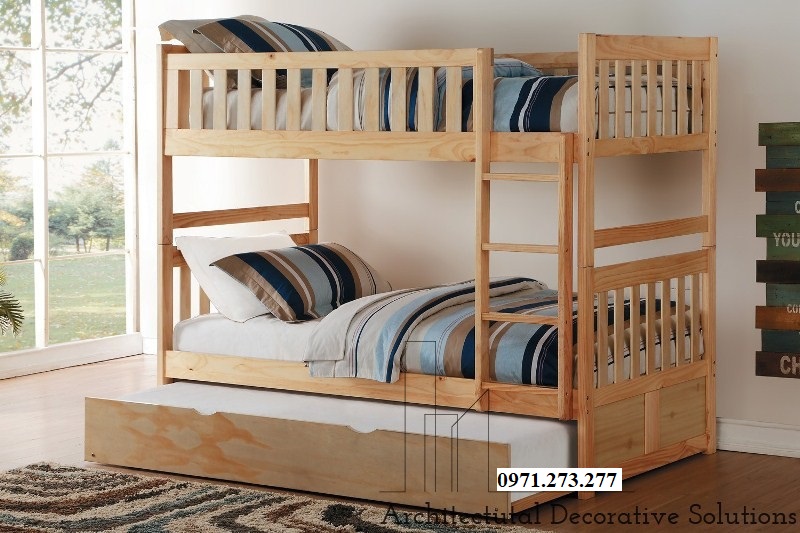 Giường 3 Tầng Xuất Khẩu Unit 1M4 (Vàng)