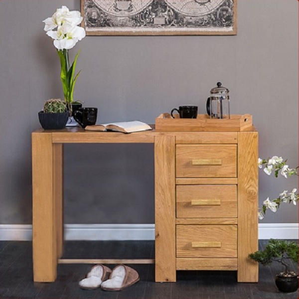 Bàn Làm Việc + 3 Ngăn Kéo ChunKy Oak - Wood