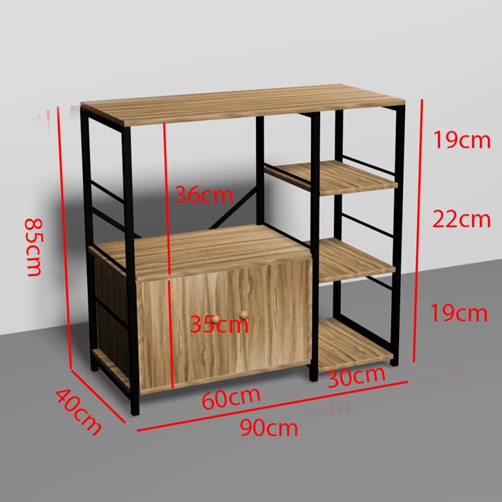 Kệ bếp đa năng kèm tủ KN188-3