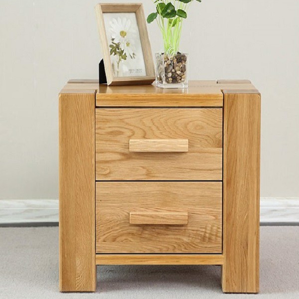 Tủ đầu giường 2 Ngăn Kéo ChunKy Oak - Wood