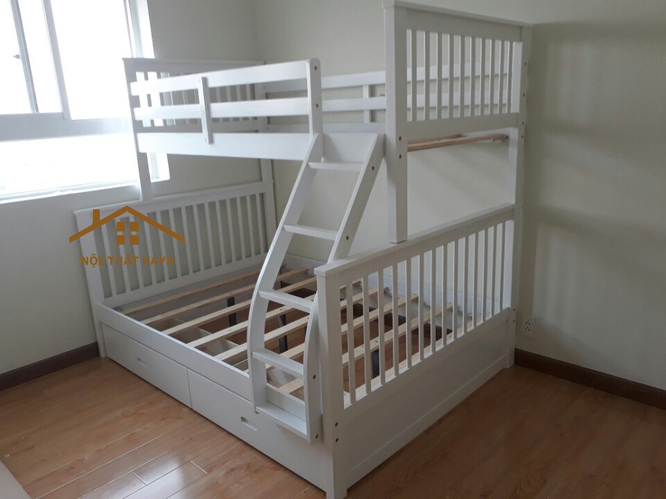 Giường 2 Tầng Xuất Khẩu GT228 (1m-1m4) - Vàng