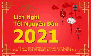 Lịch nghỉ tết Tân Sửu 2021