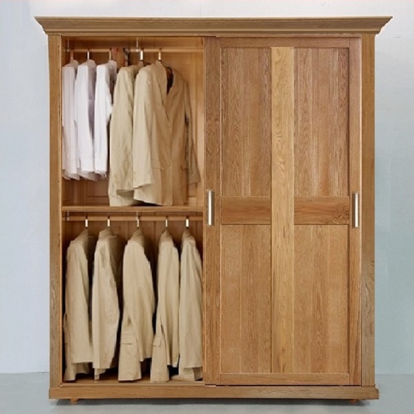 Tủ Áo 2 Cánh Cửa Lùa Solid Oak - 1M8 | Nội Thất Kaya