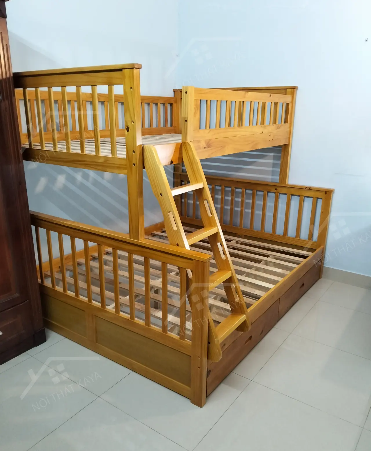 Giường 2 Tầng Xuất Khẩu (1m2-1m6) - Vàng