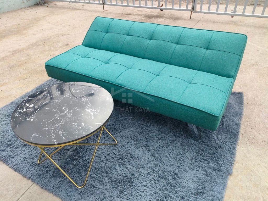 Sofa bed không tay kích thước 170×90 SFB04 màu lam 2