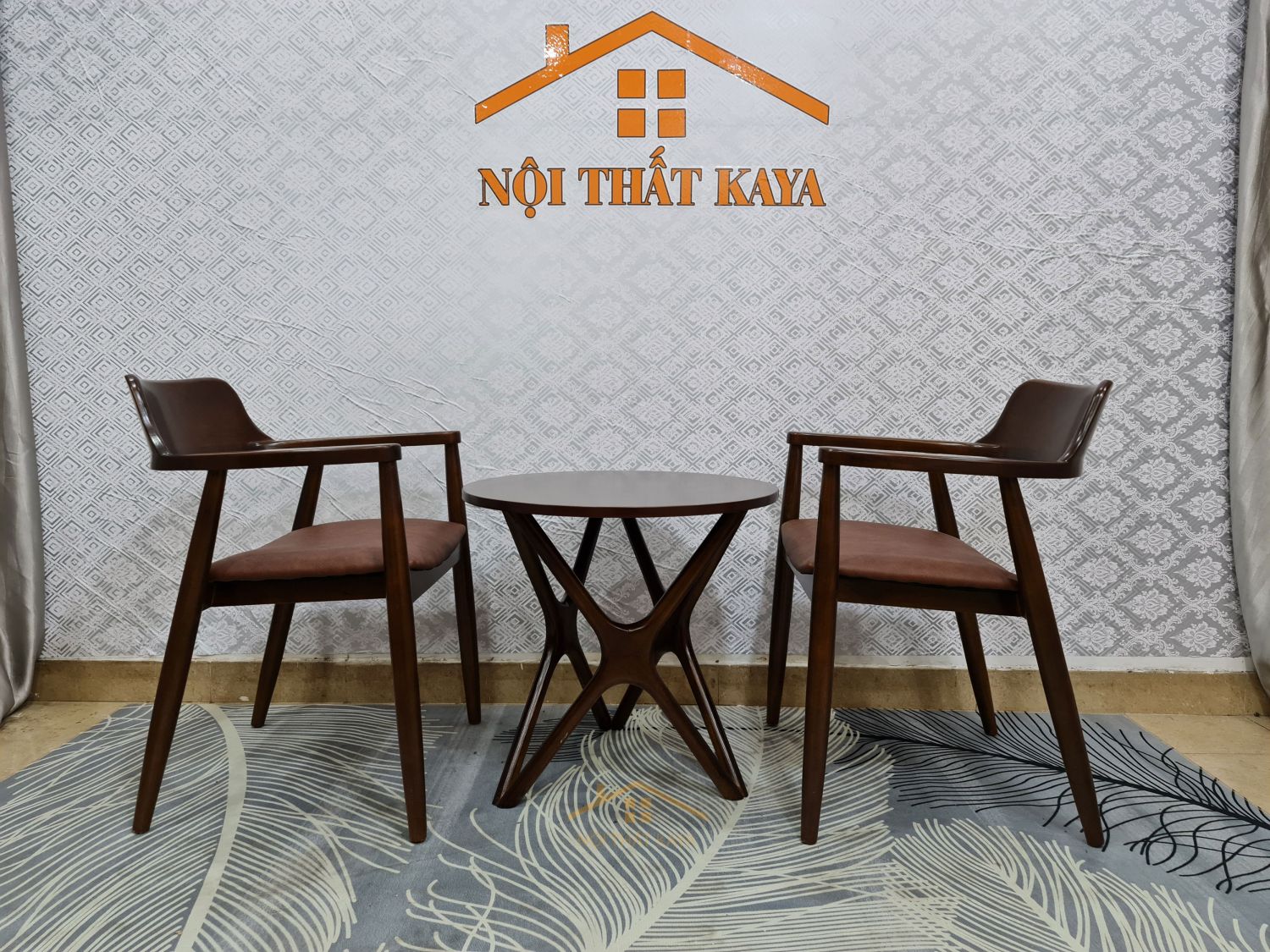 Sofa Vòm 2 ghế + bàn chân Sao