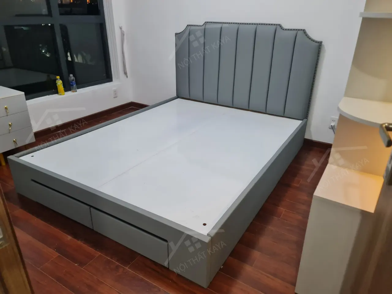 Giường nệm xếp li GNXL010