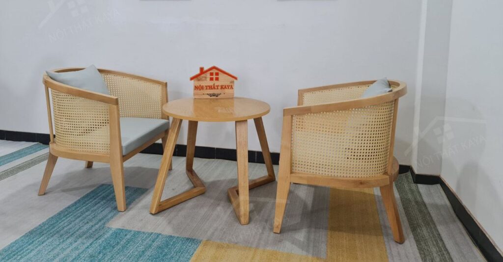 Sofa Vòm 2 Ghế + Bàn Chân V (2)