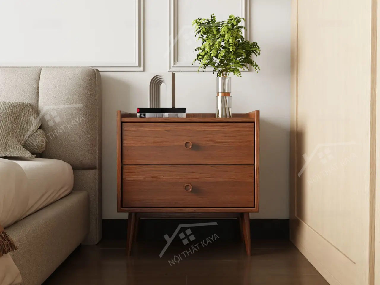 Tủ đầu giường 3 hộc kéo KY-GH 030