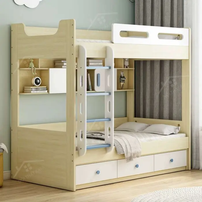 Giường tầng gỗ công nghiệp 001