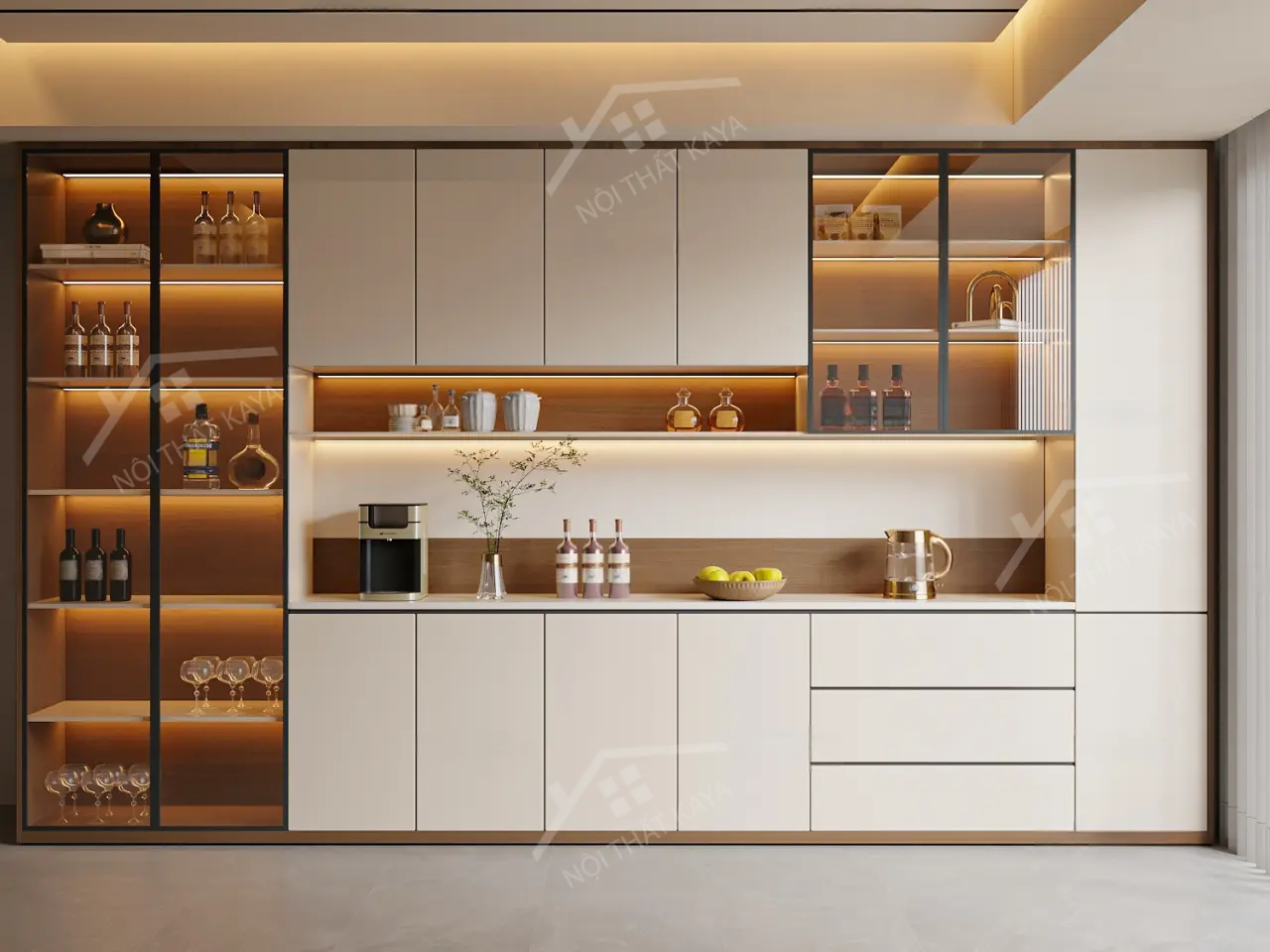 Tủ rượu MDF TR001