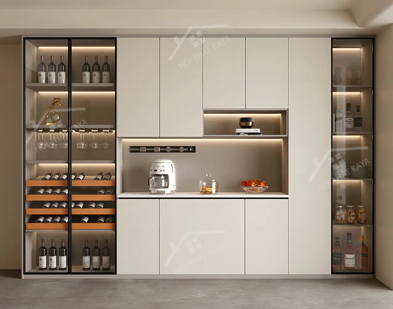 Tủ rượu MDF TR001