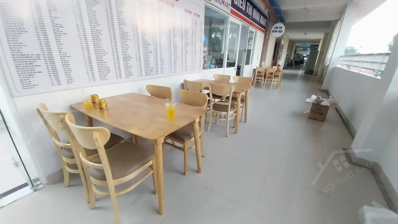 Lắp đặt Bàn Ghế Tại Căn Tin Bệnh Viện 115 (13)