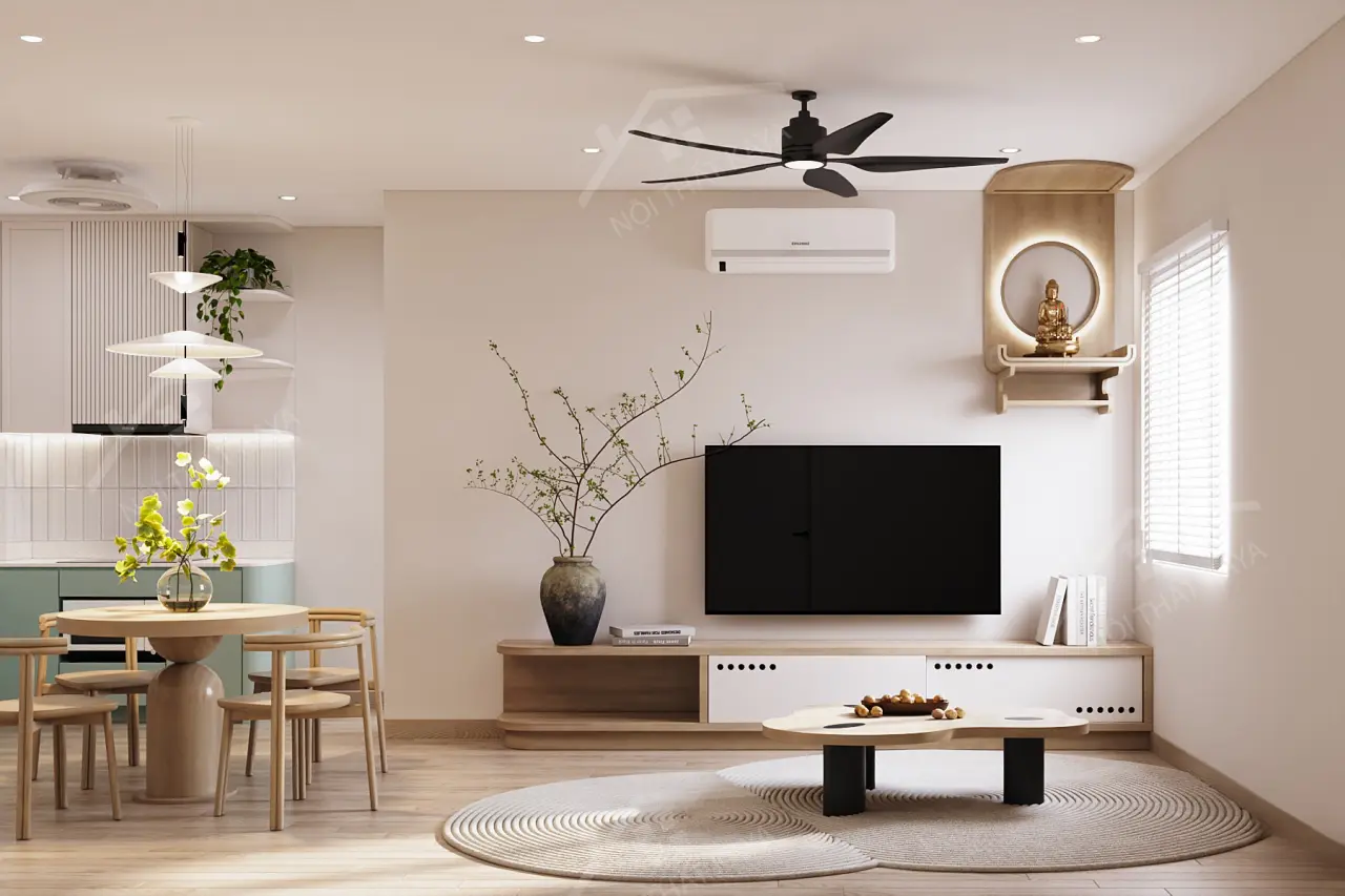 Full nội thất CHUNG CƯ PHÚ THẠNH - 1PN