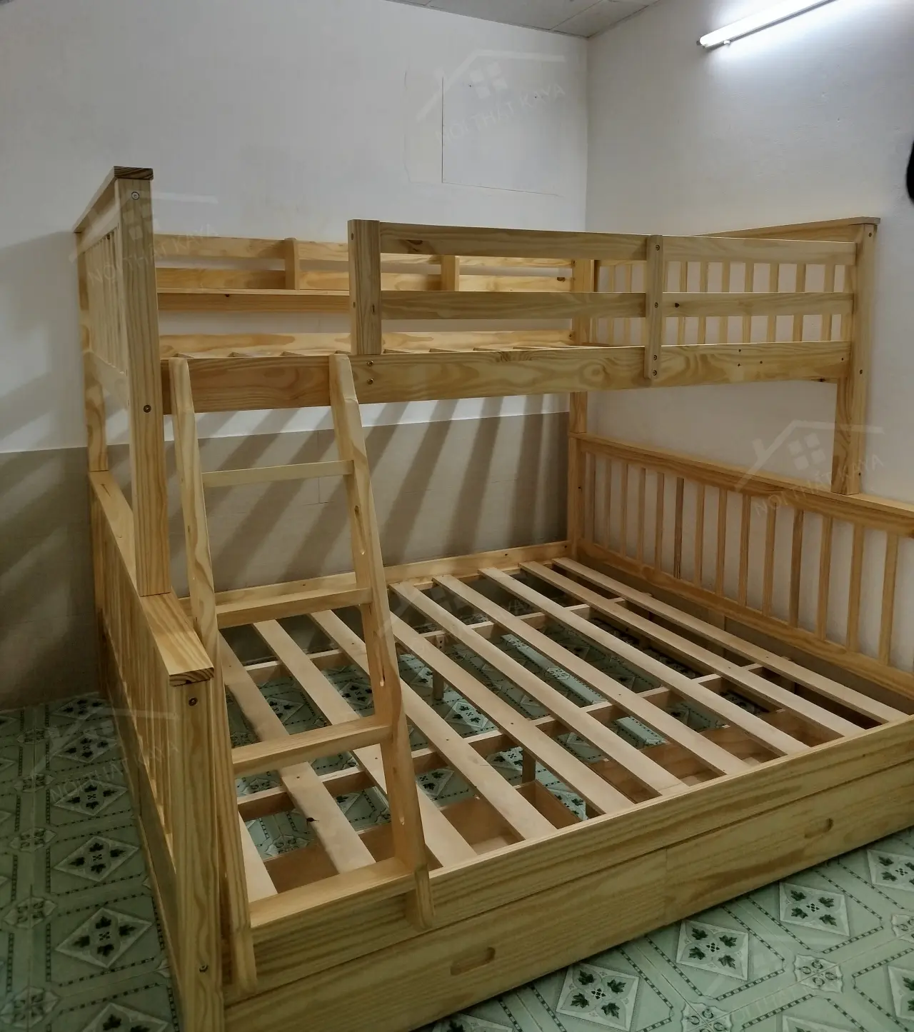 Giường 2 Tầng Xuất Khẩu GT148 (1m4-1m8)