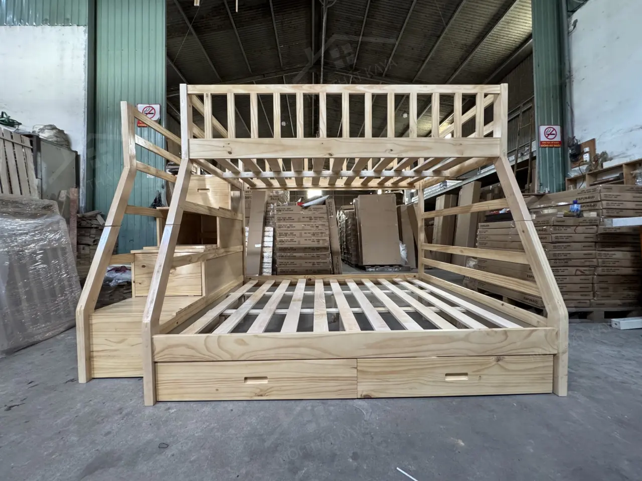 Giường 2 Tầng Xuất Khẩu GT296 (1m2-1m6)