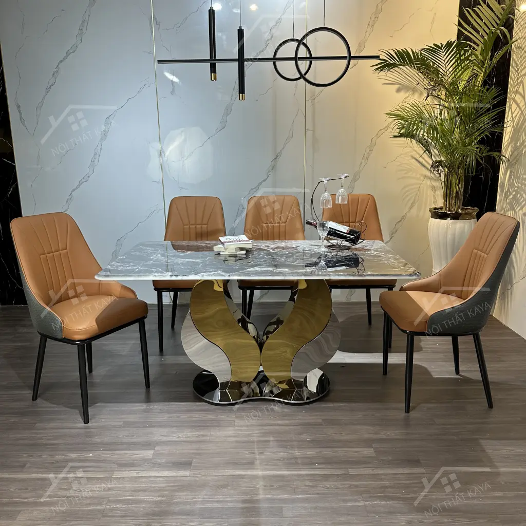 Bộ bàn ghế nhập khẩu ALICE (6 ghế)