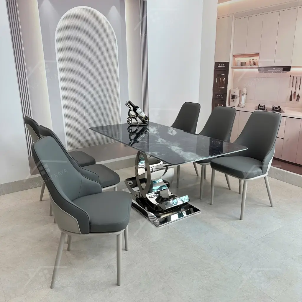 Bộ Bàn Ghế Nhập Khẩu Iris - 6 Ghế - K85