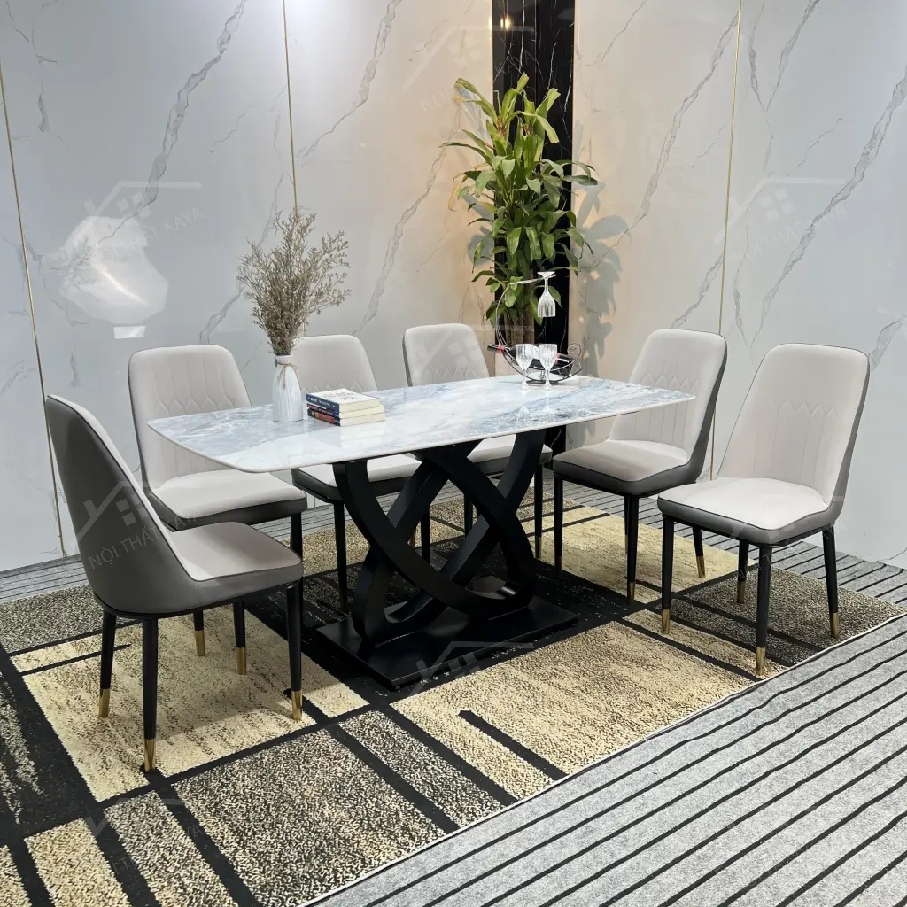 Bộ bàn ghế nhập khẩu MONET KO TAY