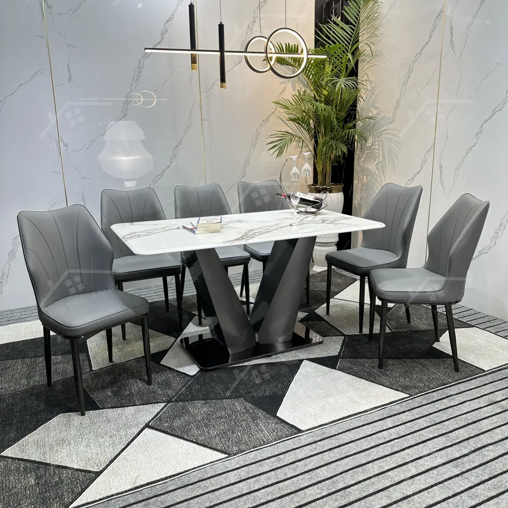 Bộ Bàn Ghế Nhập Khẩu Nova - 6 Ghế - K43