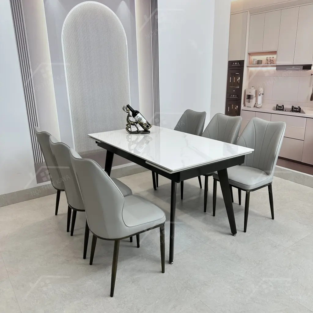 Bộ Bàn Ghế Nhập Khẩu Nova - 6 Ghế - K57 (kéo Dài)