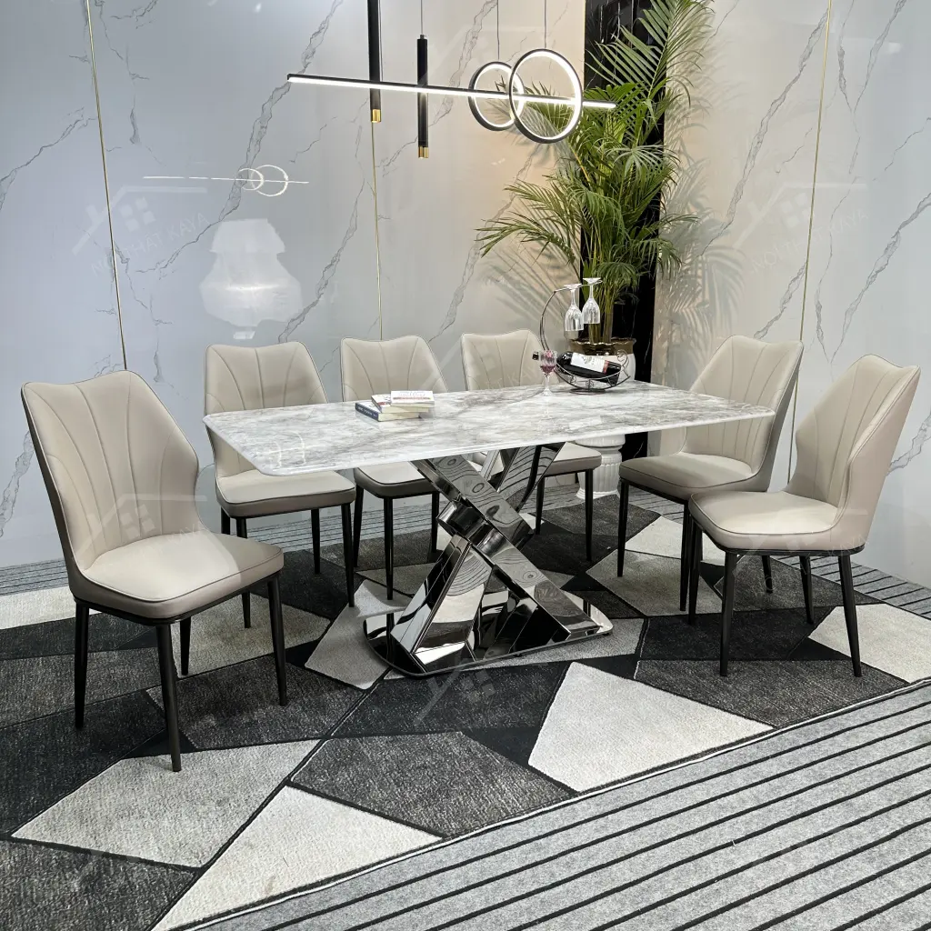 Bộ Bàn Ghế Nhập Khẩu Nova - 6 Ghế - K60