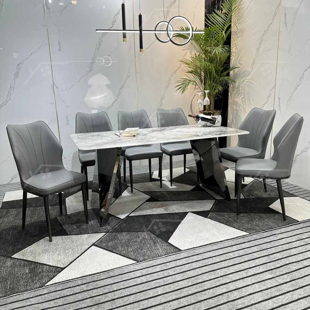 Bộ Bàn Ghế Nhập Khẩu Nova - 6 Ghế - K63