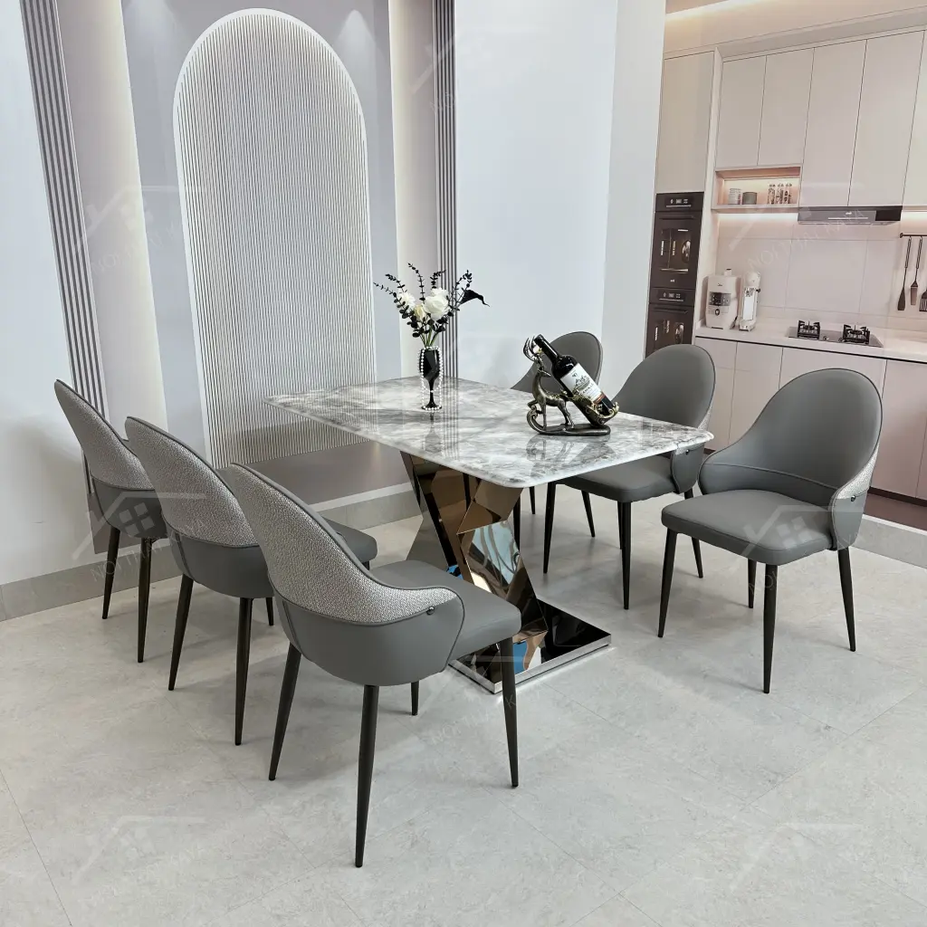 Bộ Bàn Ghế Nhập Khẩu Rex - 6 Ghế - K09