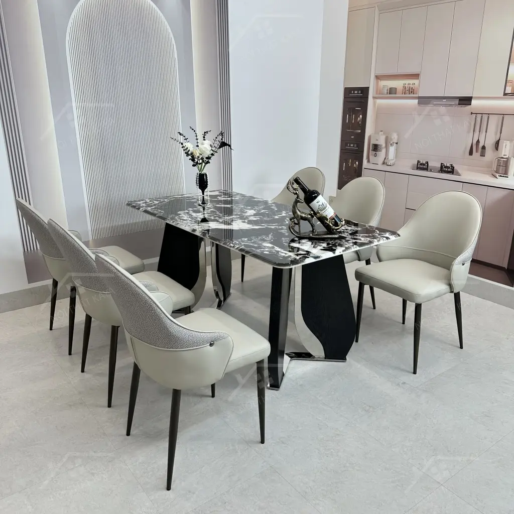 Bộ Bàn Ghế Nhập Khẩu Rex - 6 Ghế - K29