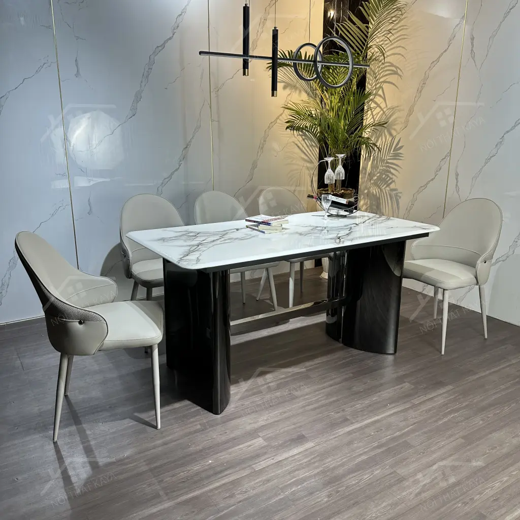 Bộ Bàn Ghế Nhập Khẩu Rex - 6 Ghế - K40