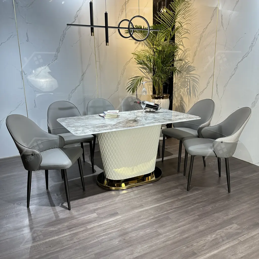 Bộ Bàn Ghế Nhập Khẩu Rex - 6 Ghế - K41