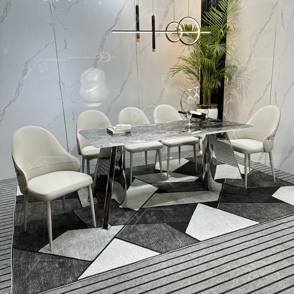 Bộ Bàn Ghế Nhập Khẩu Rex - 6 Ghế - K58