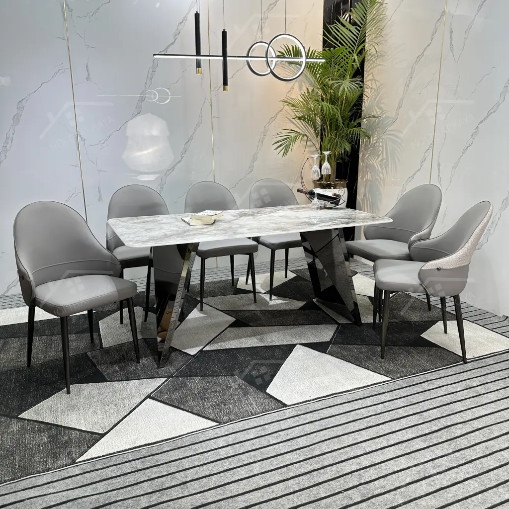 Bộ Bàn Ghế Nhập Khẩu Rex - 6 Ghế - K63