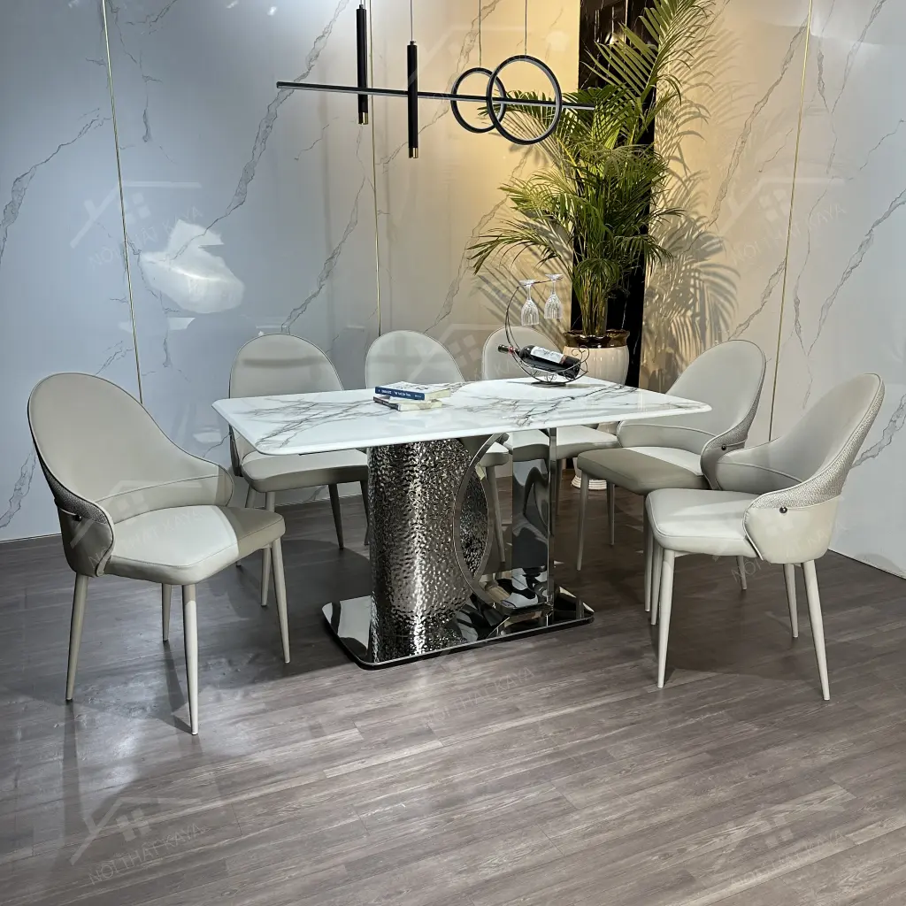 Bộ Bàn Ghế Nhập Khẩu Rex - 6 Ghế - K65