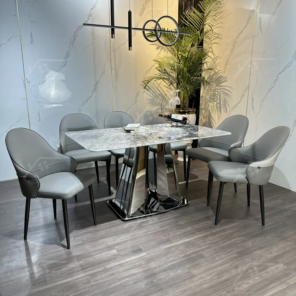 Bộ Bàn Ghế Nhập Khẩu Rex - 6 Ghế - K69