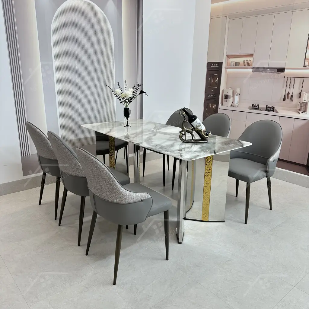 Bộ Bàn Ghế Nhập Khẩu Rex - 6 Ghế - K71