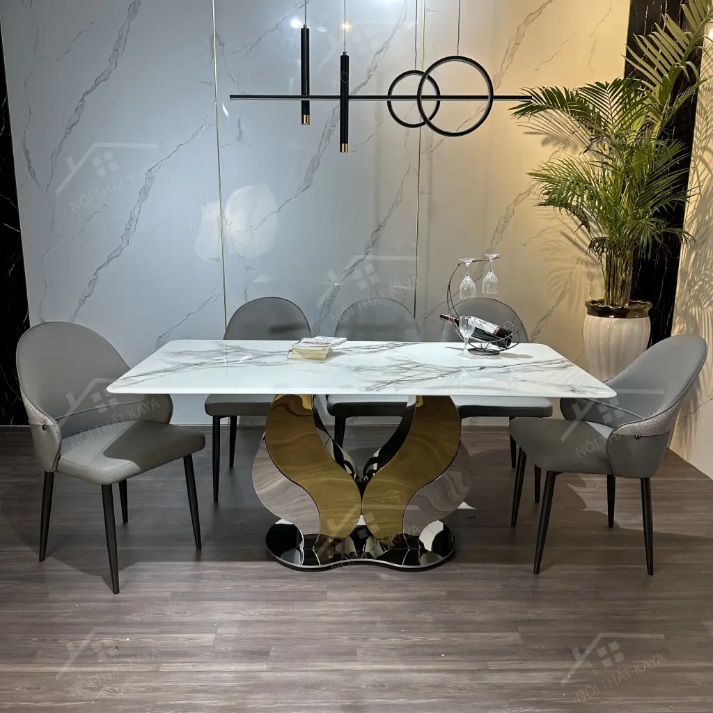 Bộ Bàn Ghế Nhập Khẩu Rex - 6 Ghế - K72