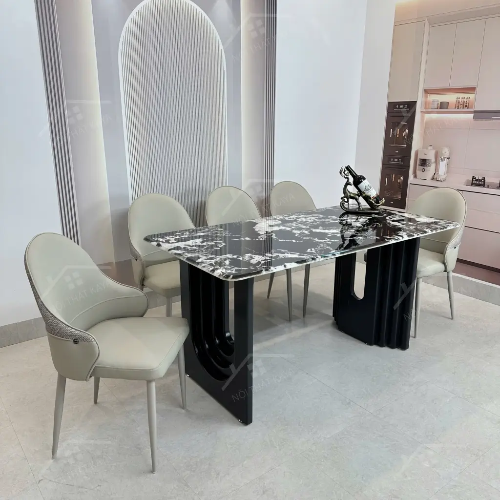 Bộ Bàn Ghế Nhập Khẩu Rex - 6 Ghế - K76