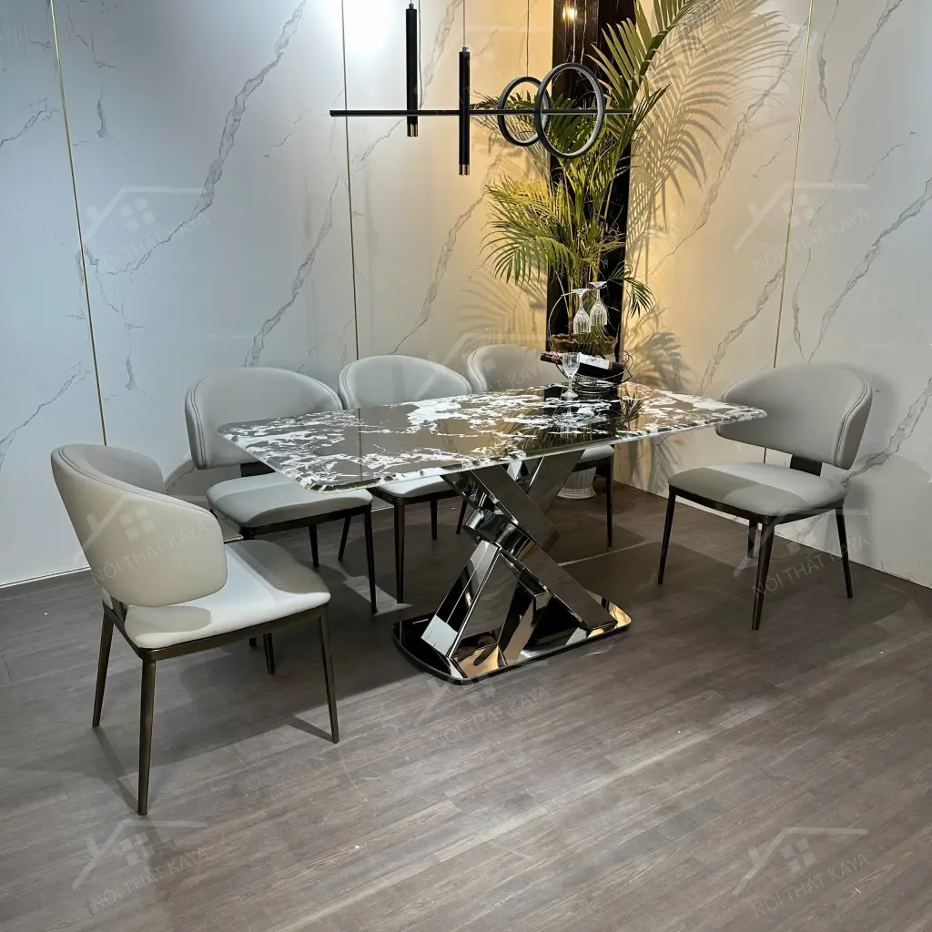 Bộ Bàn Ghế Nhập Khẩu Roal - 6 Ghế - K60