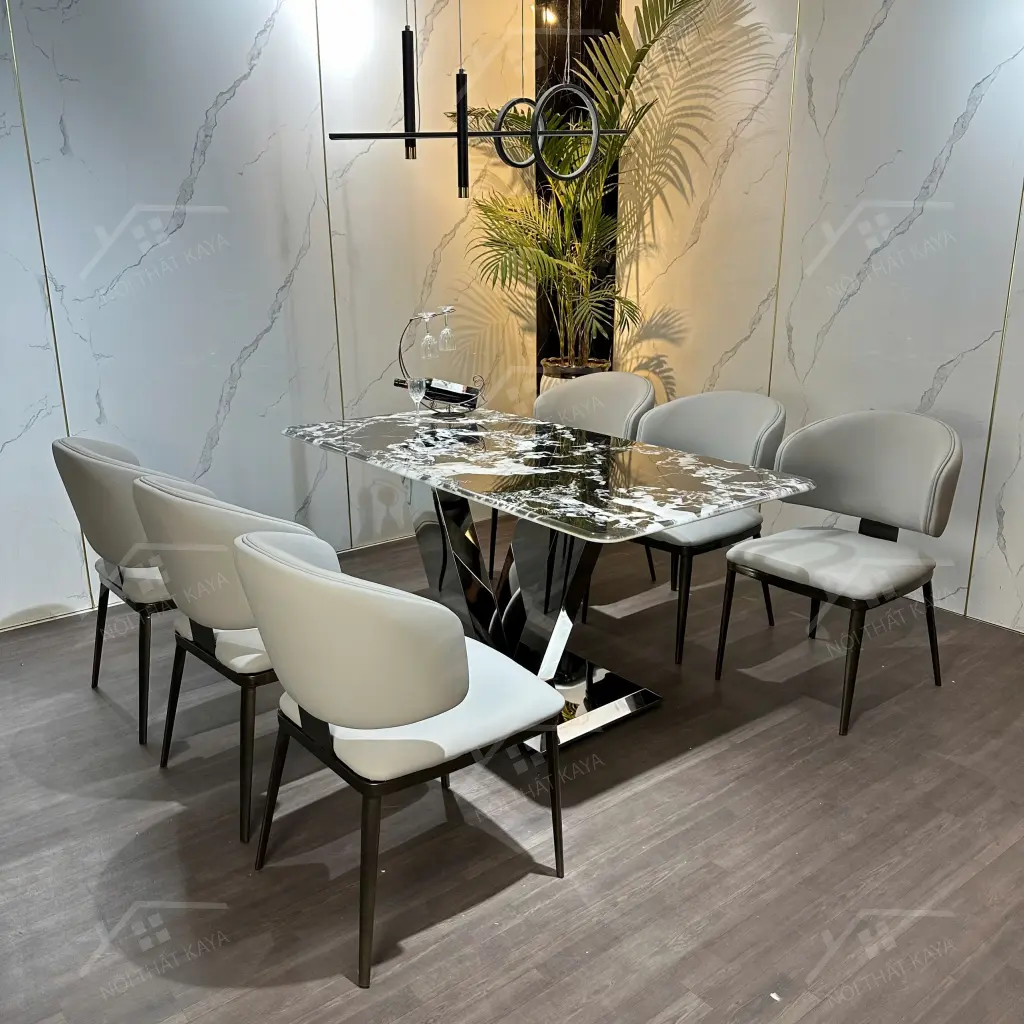 Bộ Bàn Ghế Nhập Khẩu Roal - 6 Ghế - K66