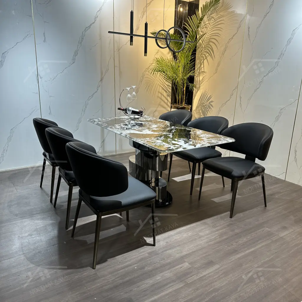 Bộ Bàn Ghế Nhập Khẩu Roal - 6 Ghế - K75