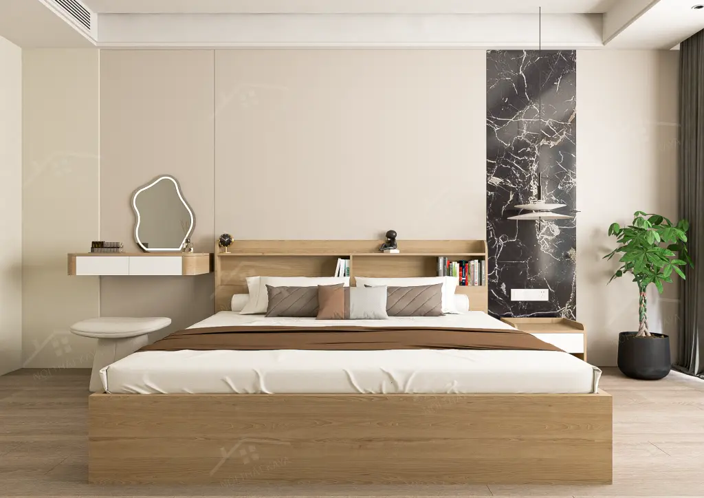 Giường gỗ công nghiệp GGCN041