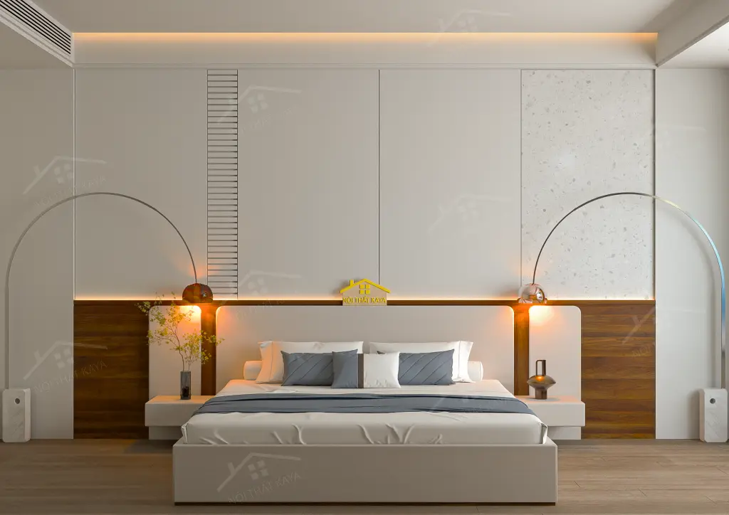 Giường gỗ công nghiệp GGCN042