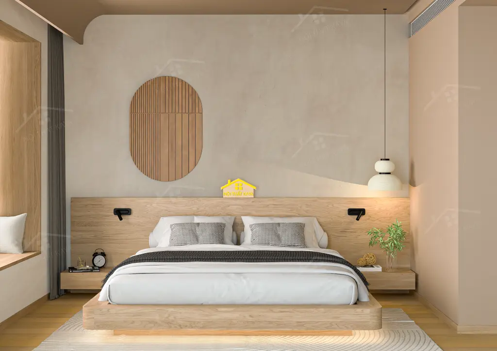 Giường gỗ công nghiệp GGCN043