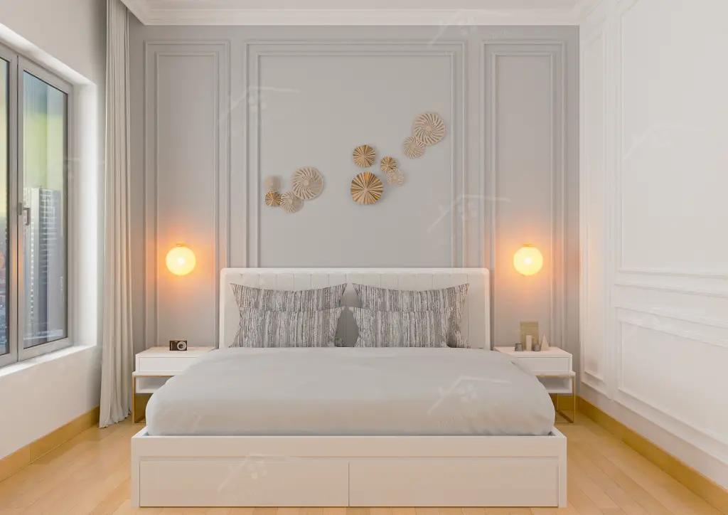 Giường gỗ công nghiệp GGCN045