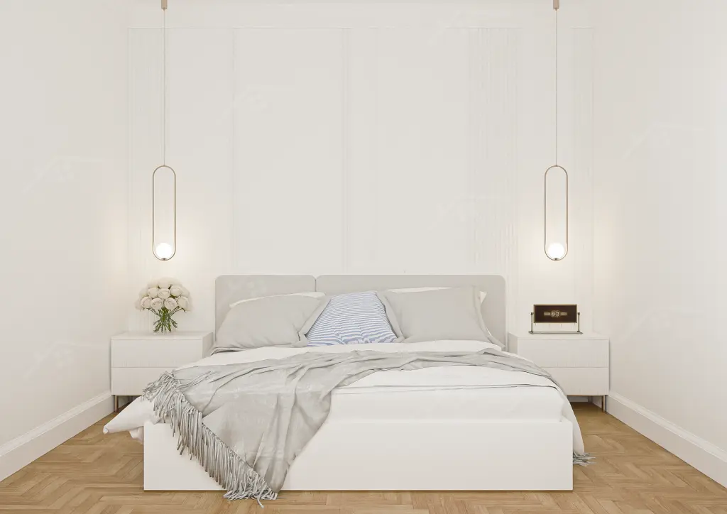 Giường gỗ công nghiệp GGCN046