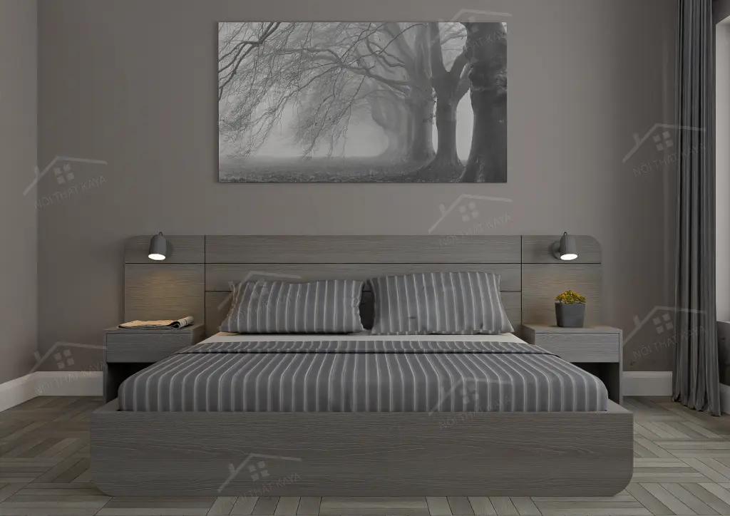 Giường gỗ công nghiệp GGCN050