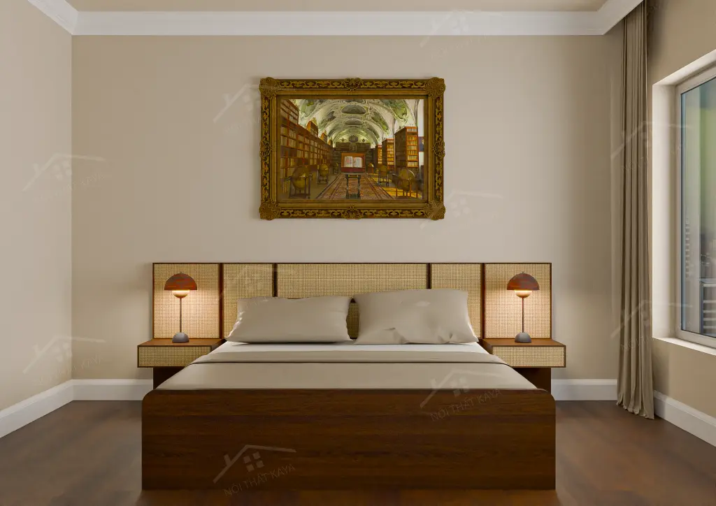 Giường gỗ công nghiệp GGCN051