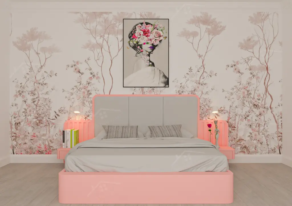 Giường gỗ công nghiệp GGCN055