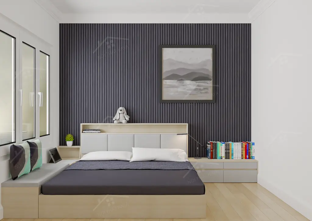 Giường gỗ công nghiệp GGCN059